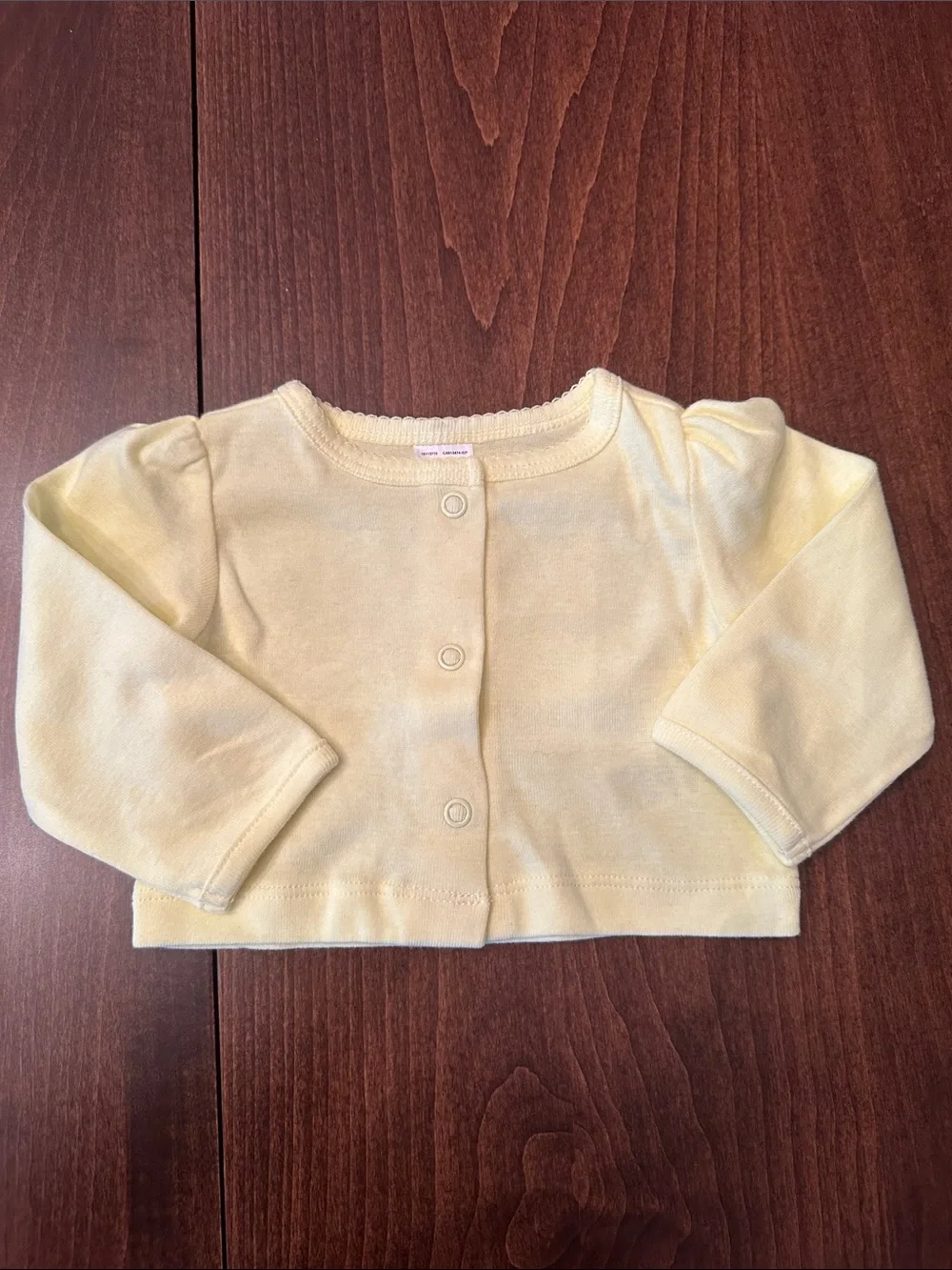 Carter's Pink, Teal, Gray Bodysuits with Yellow Cardigan Sweater